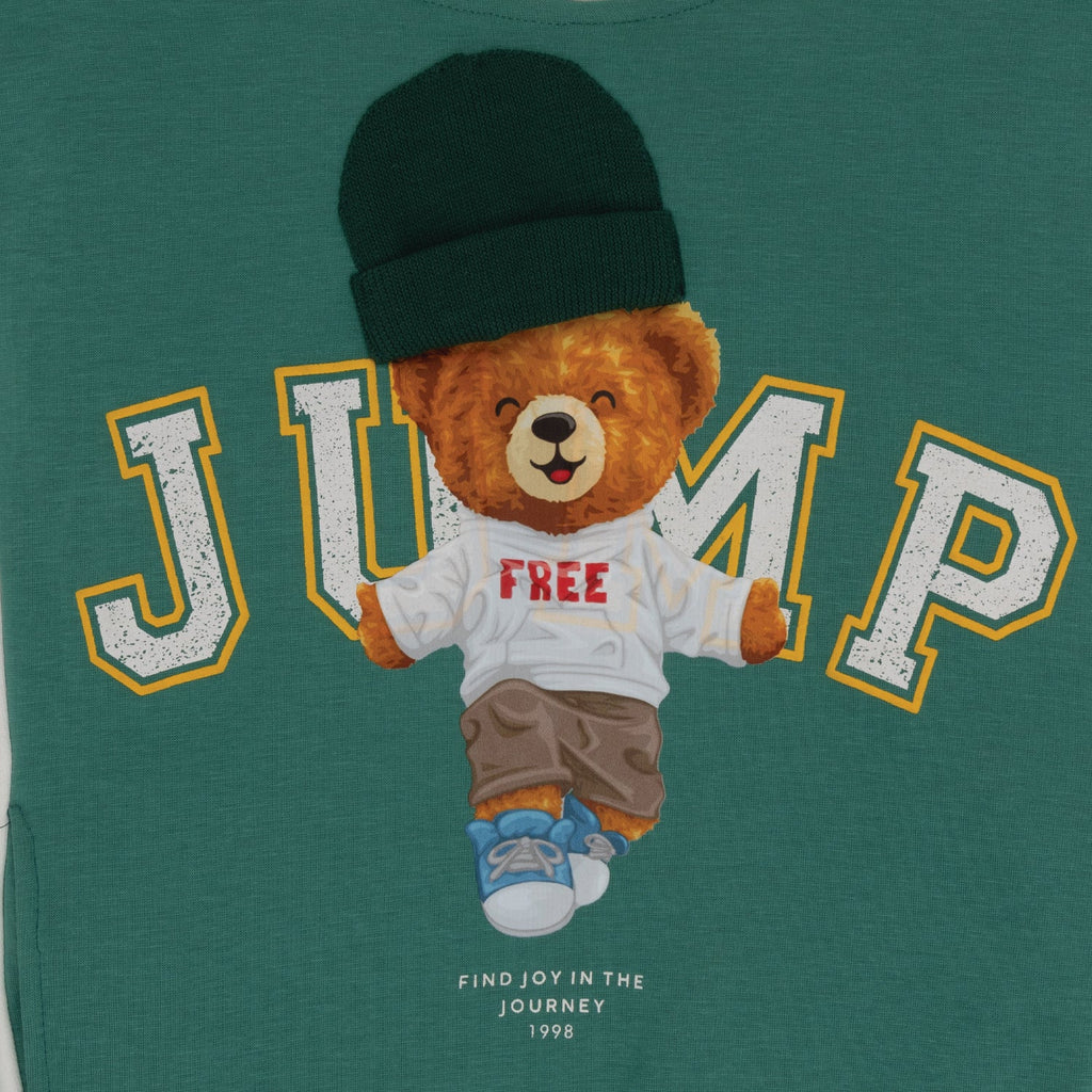 Boys Printed Hooded Sweatshirt