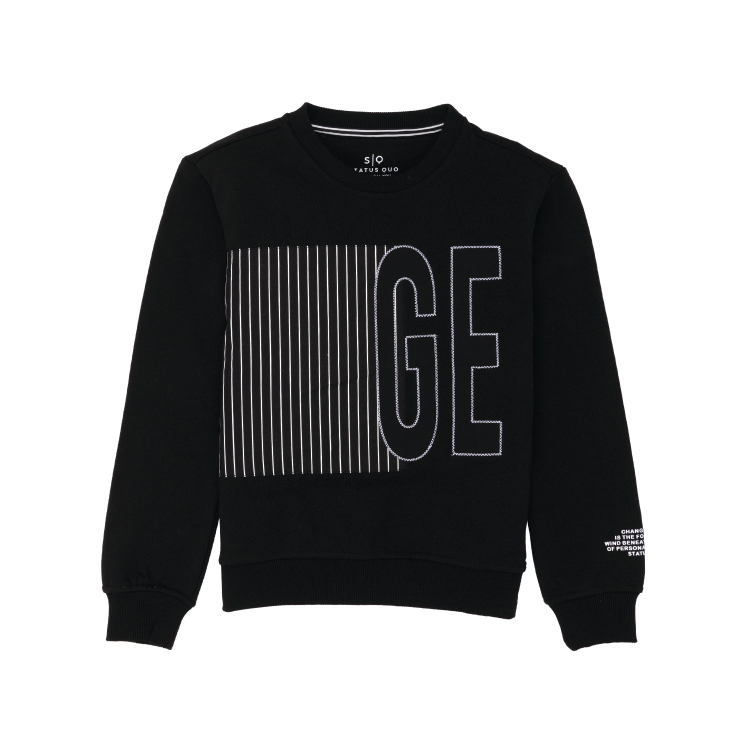 Status Quo |Kids Printed Regular Fit Sweatshirt - 4, 6, 8, 10, 12, 14, 16 Main image