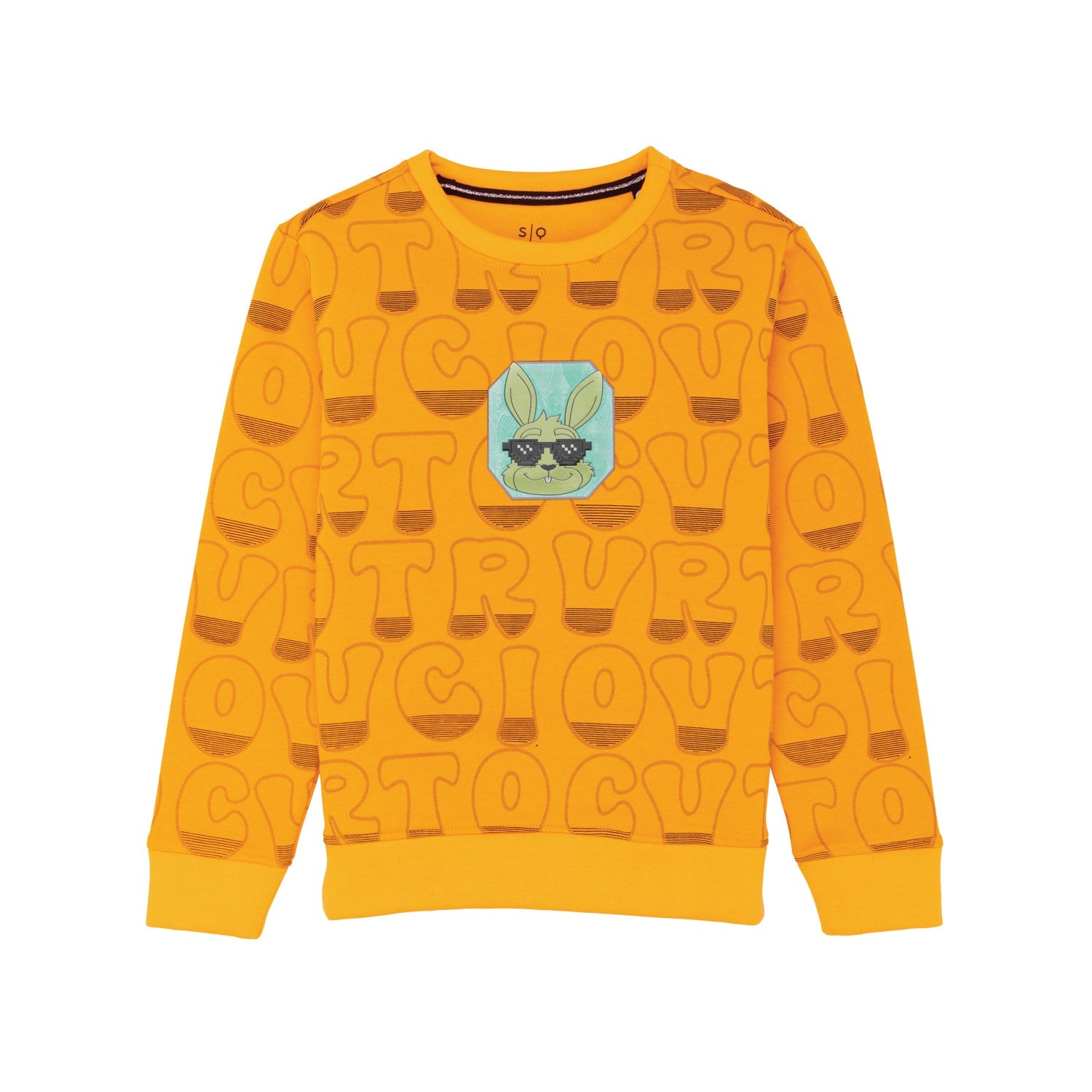 Status Quo |Kids Printed Regular Fit Sweatshirt - 4, 6, 8, 10, 12, 14, 16 Main image