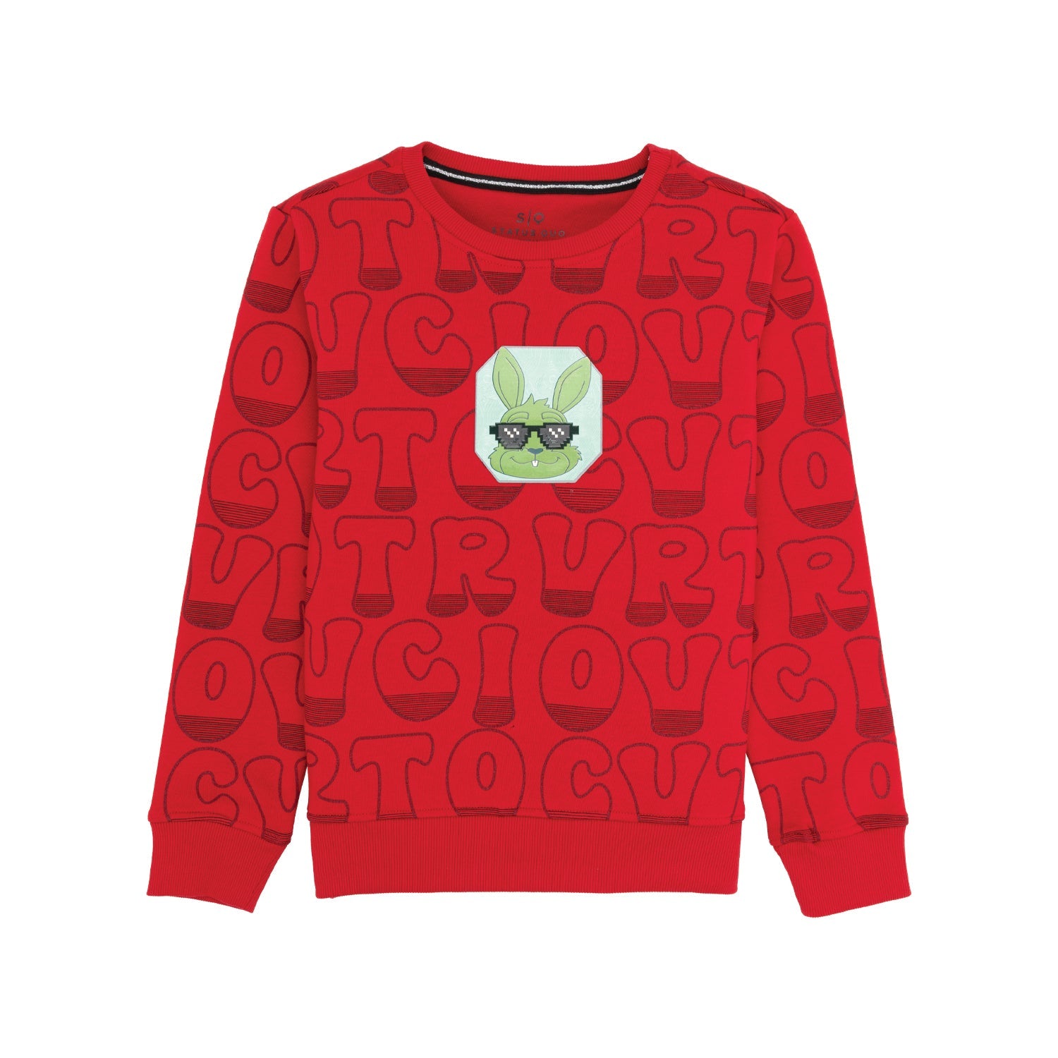 Status Quo |Kids Printed Regular Fit Sweatshirt - 4, 6, 8, 10, 12, 14, 16