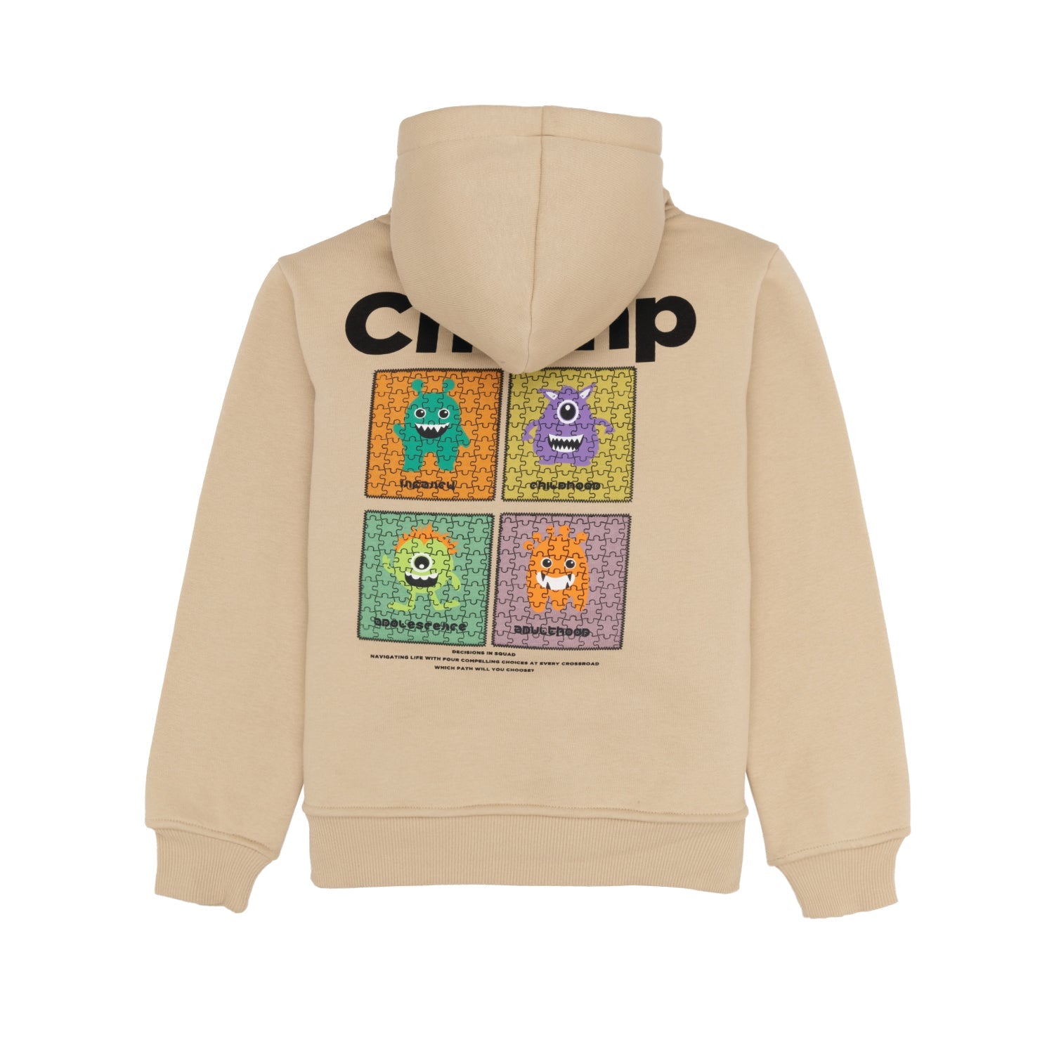 Boys Front & Back Printed Sweatshirt