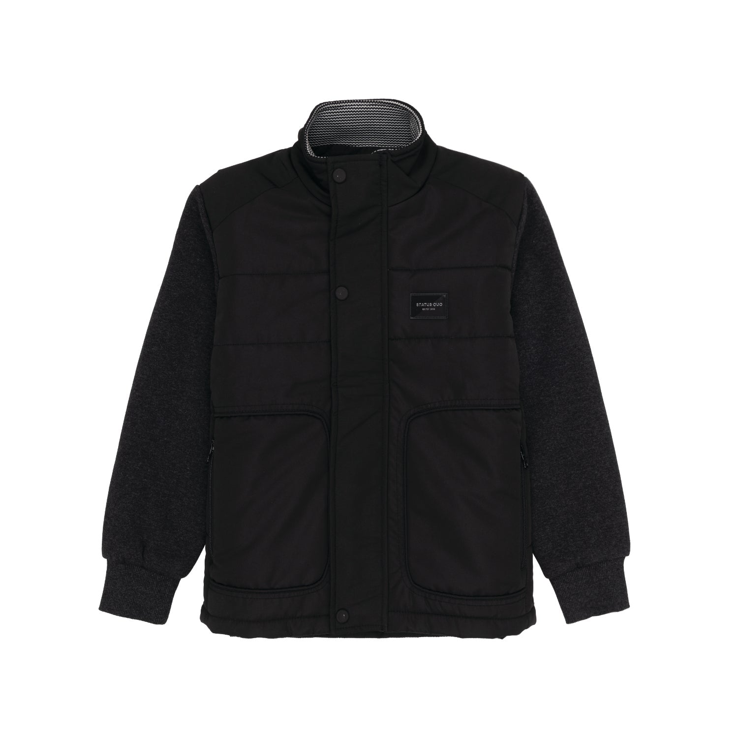 Status Quo |Kids Solid Regular Fit Jacket - 4, 6, 8, 10, 12, 14, 16 Main image