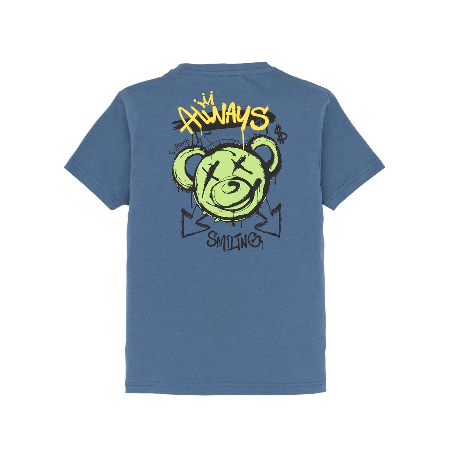 Boys Front & Back Printed T-Shirt