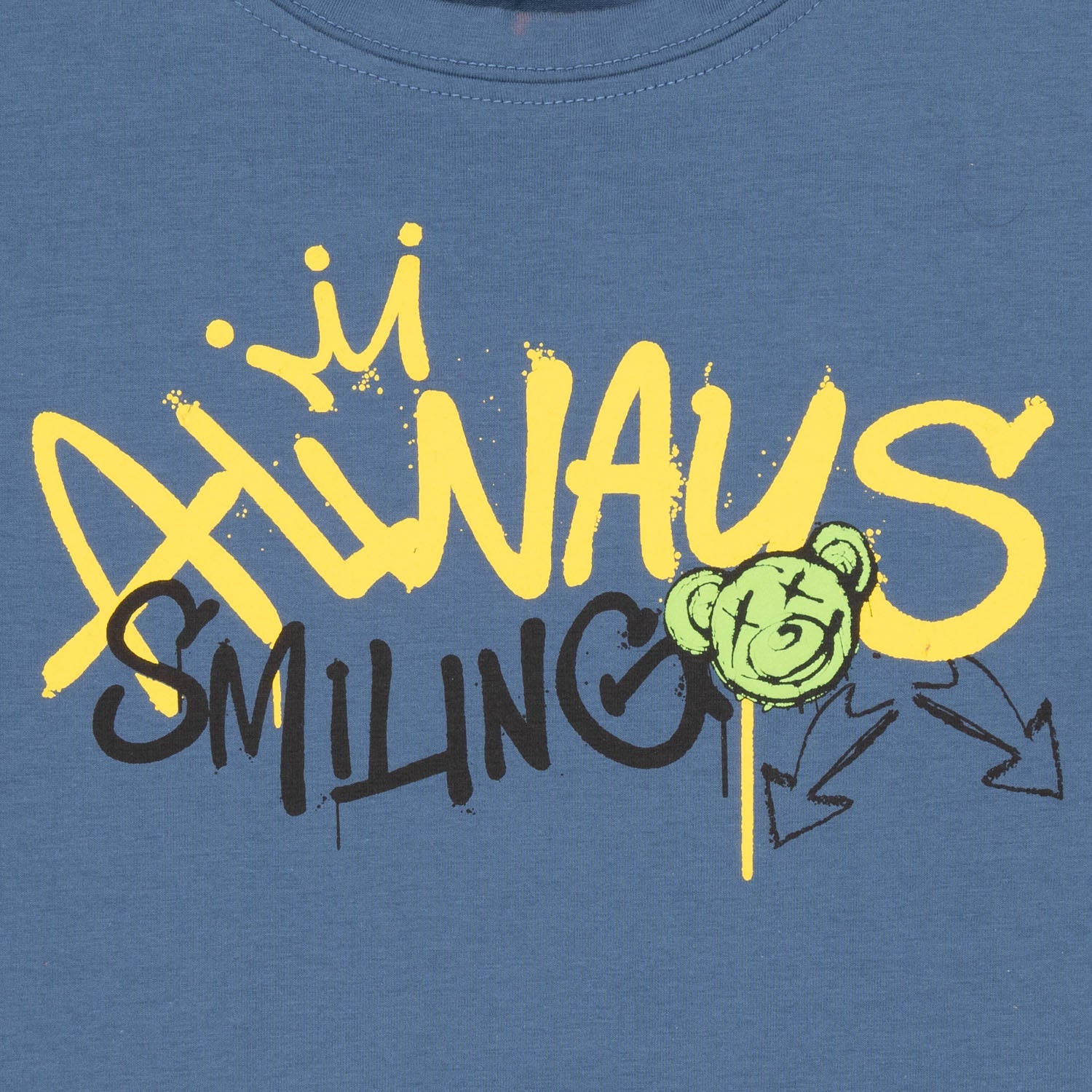 Boys Front & Back Printed T-Shirt