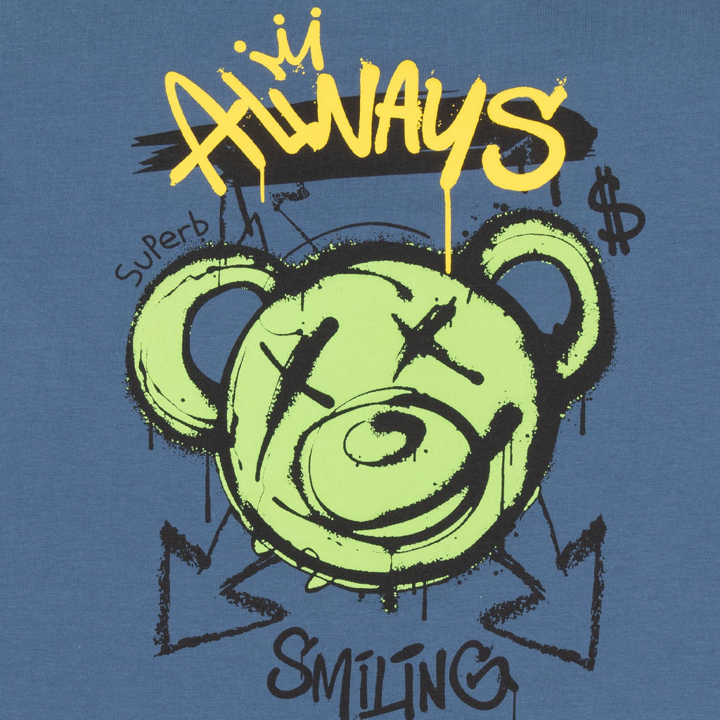 Boys Front & Back Printed T-Shirt