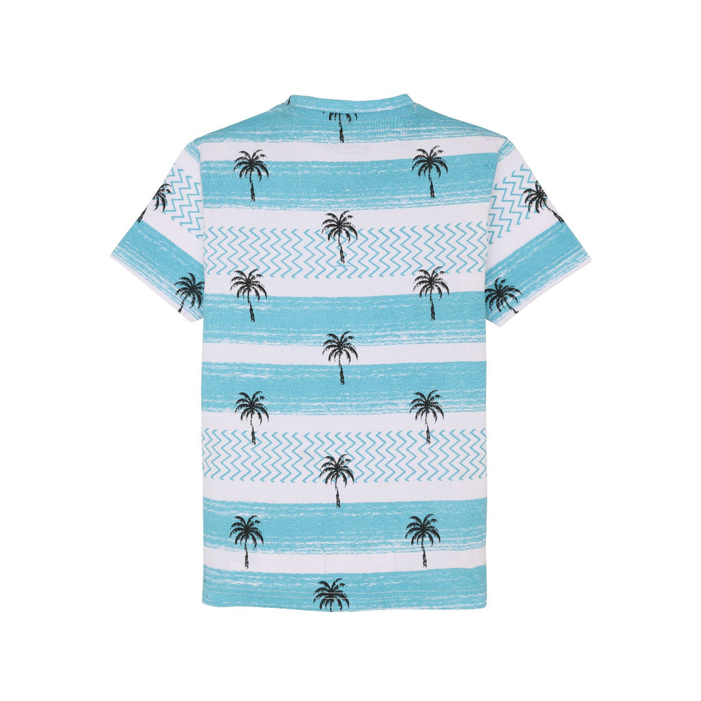 Status Quo Kids Boys All-Over Printed Half Sleeves Regular Fit Tshirt