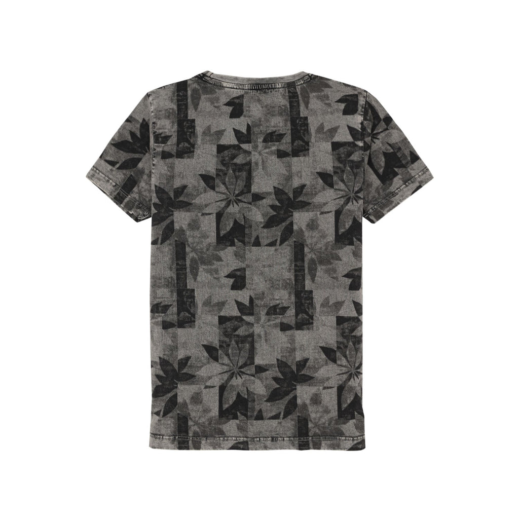 Status Quo Kids Boys All-Over Printed Half Sleeves Regular Fit Tshirt