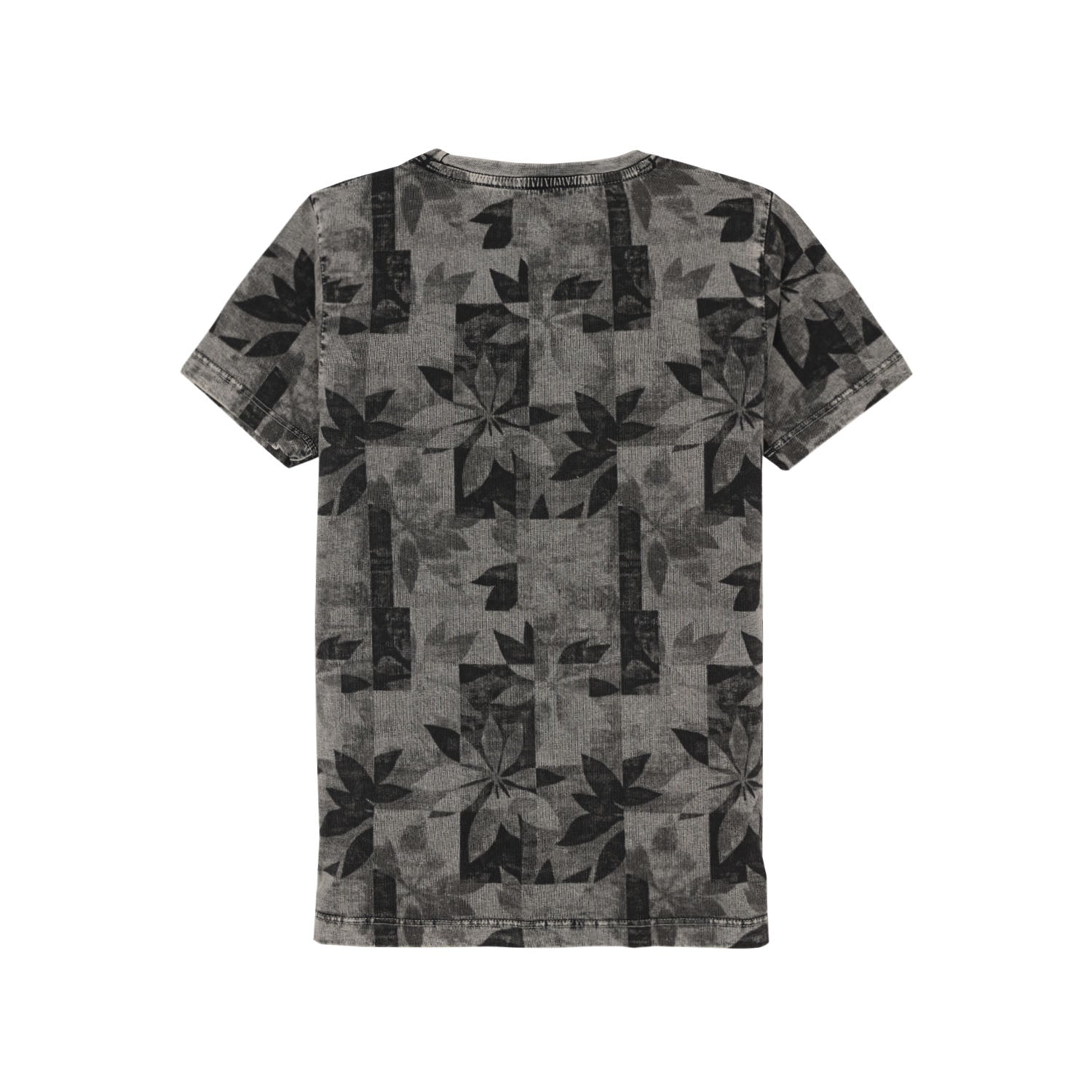 Status Quo Kids Boys All-Over Printed Half Sleeves Regular Fit Tshirt