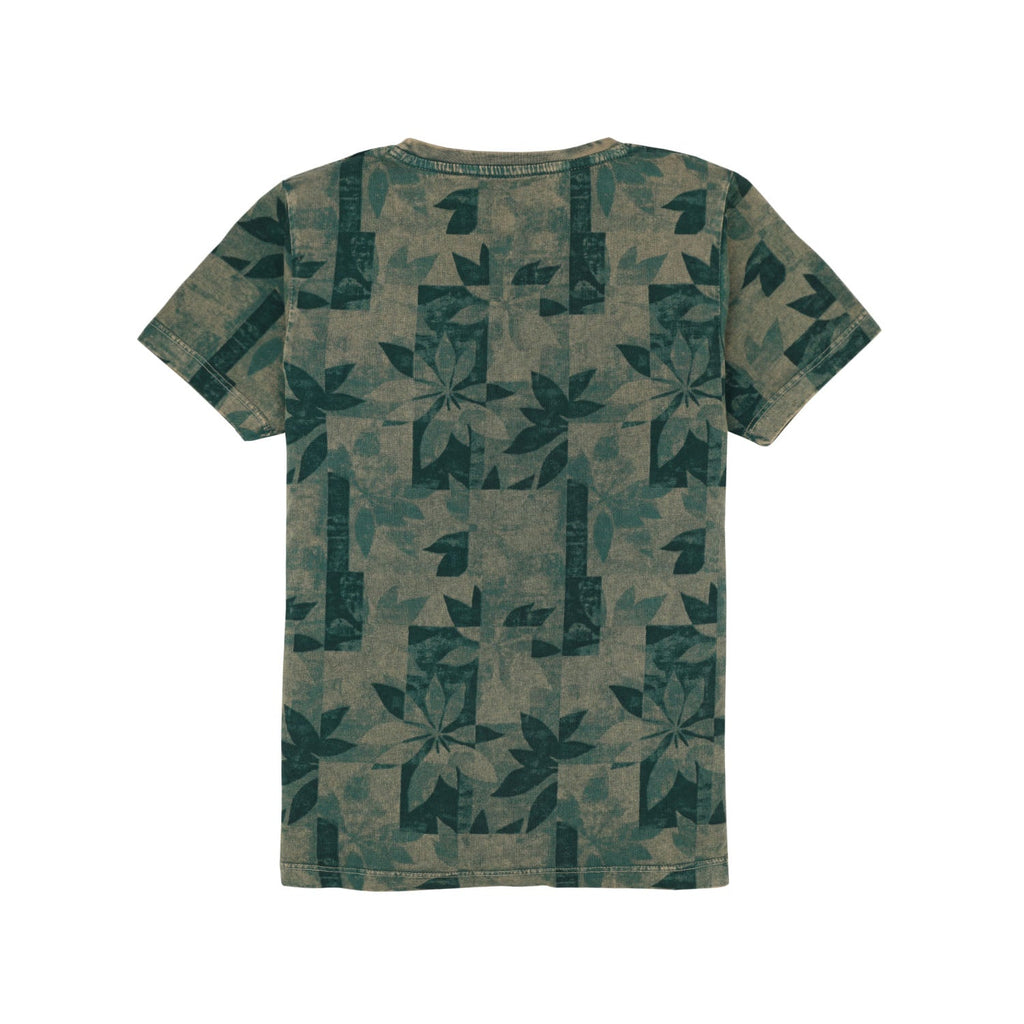 Status Quo Kids Boys All-Over Printed Half Sleeves Regular Fit Tshirt