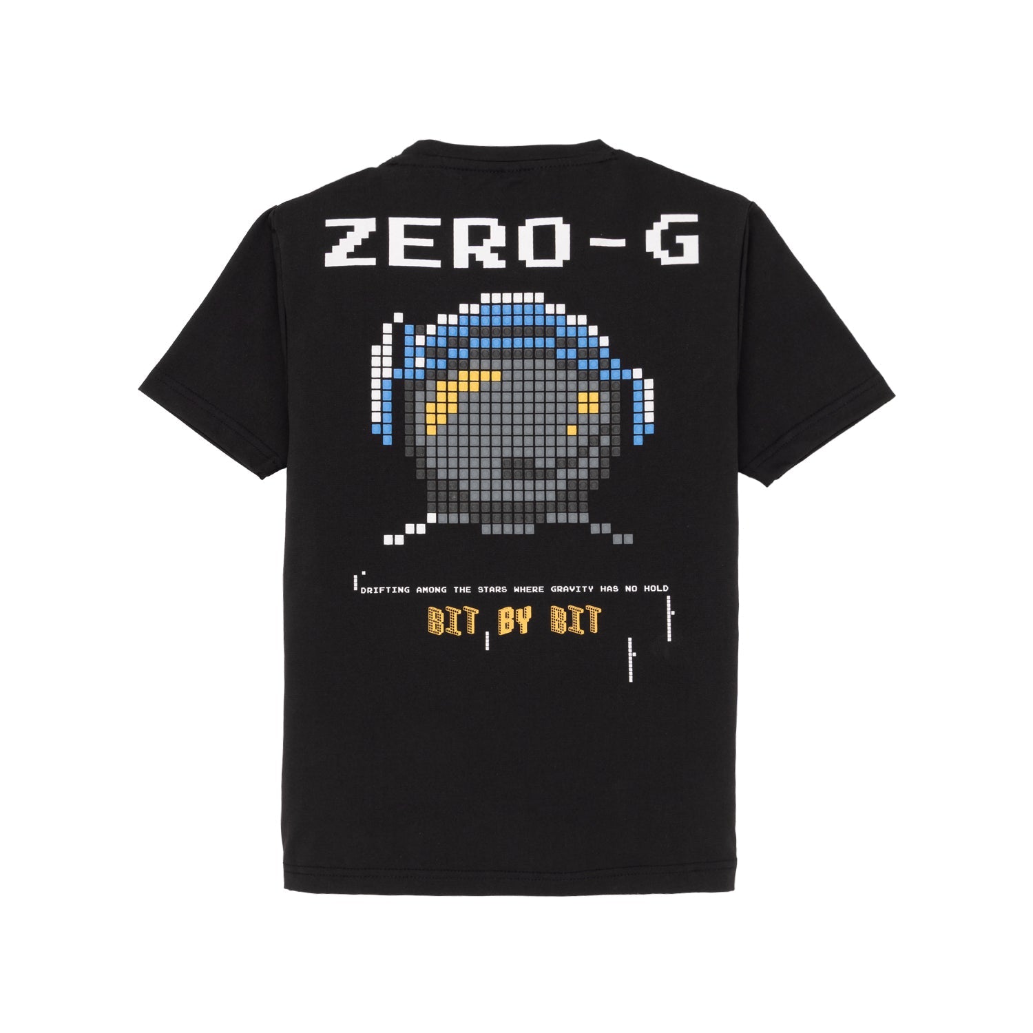 Status Quo Boy's Space-Themed Printed T-Shirt with Round Neck Secondary image