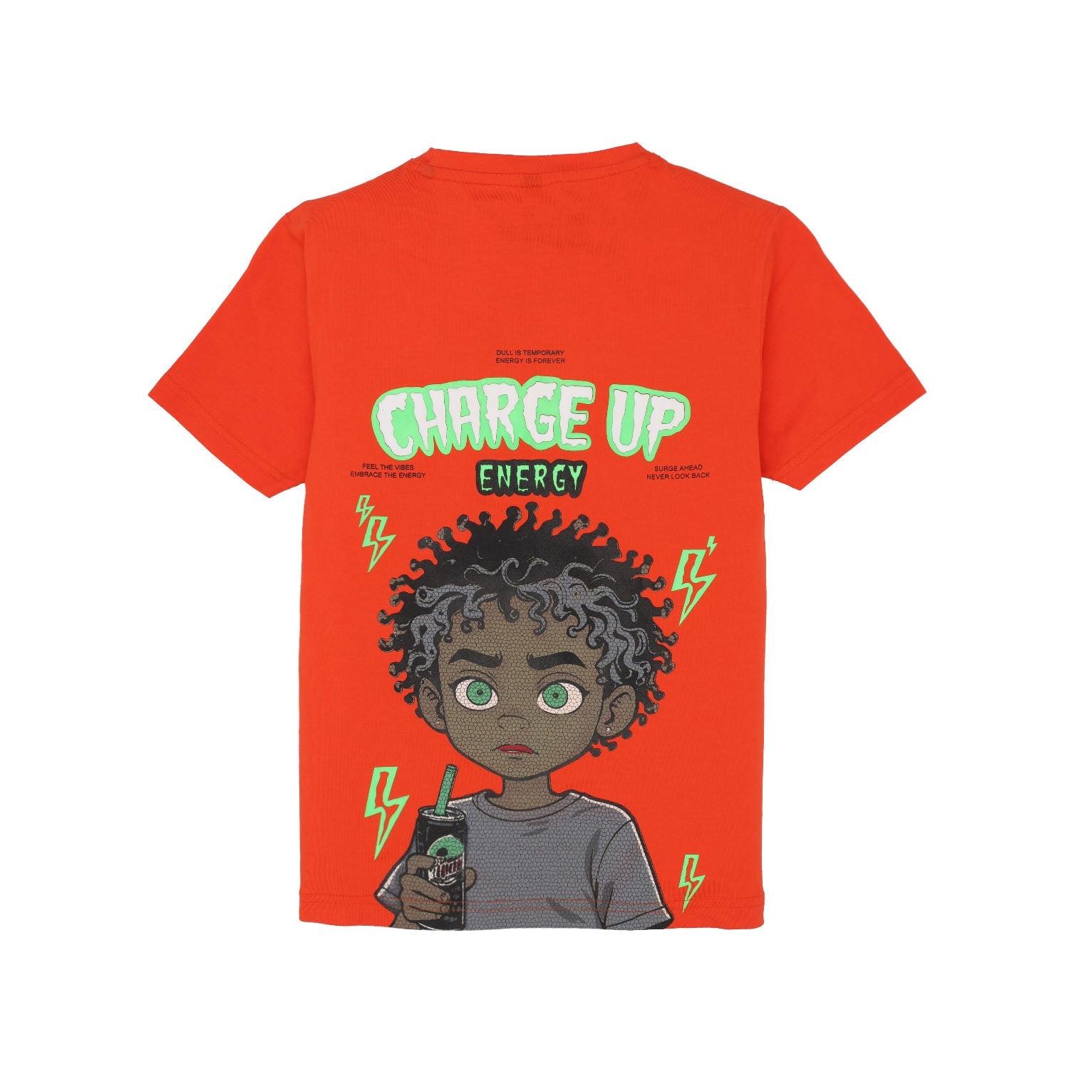 Status Quo Kids Boys Placement Printed Half Sleeves Regular Fit Tshirt Secondary image