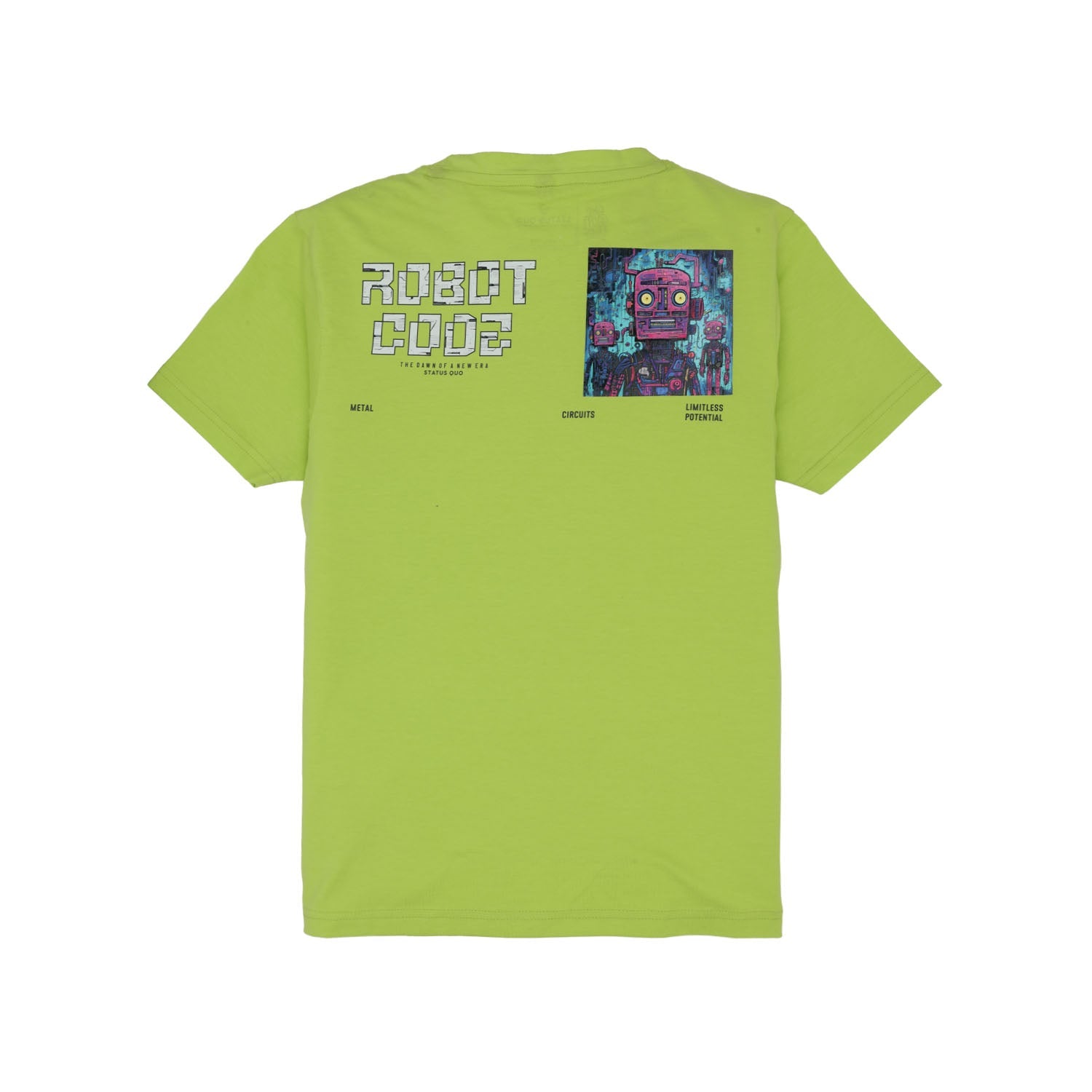 Status Quo Kids Boys Placement Printed Half Sleeves Regular Fit Tshirt Secondary image