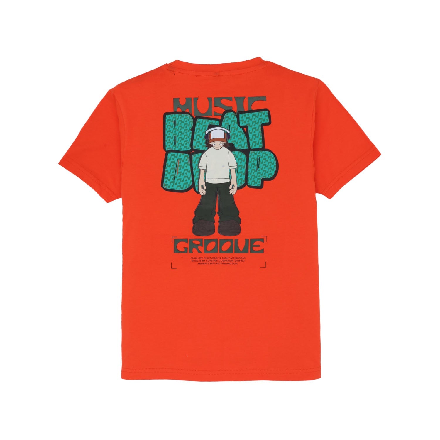 Status Quo Kids Boys Placement Printed Half Sleeves Regular Fit Tshirt Secondary image