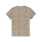 Status Quo Boy's Leaf Print Regular Fit T-Shirt