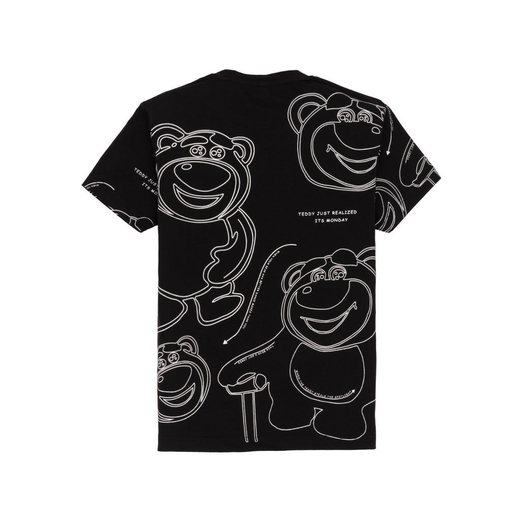 Status Quo Boys Round Neck Half Sleeve Regular Fit T-Shirt With All-Over Cartoon Graphic Print