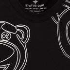 Status Quo Boys Round Neck Half Sleeve Regular Fit T-Shirt With All-Over Cartoon Graphic Print
