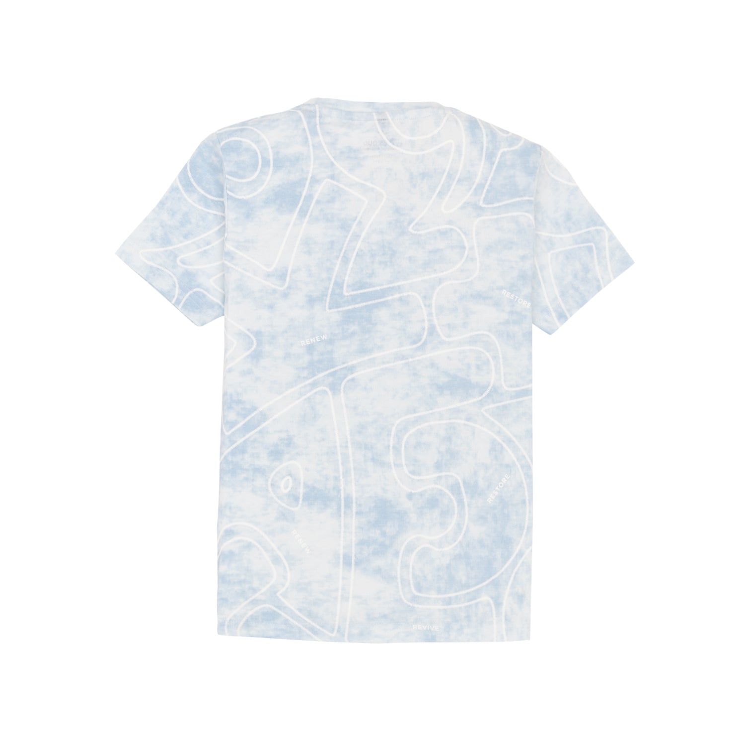 Boys Round Neck Tie-Dye Typography Print Half Sleeve T-Shirt Secondary image