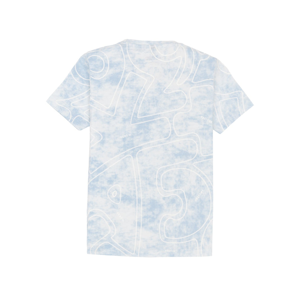 Boys Round Neck Tie-Dye Typography Print Half Sleeve T-Shirt