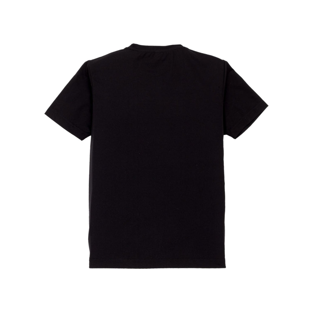 Boys Rubberized Typography Graphic Print Half Sleeves Round Neck T-Shirt