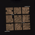 Boys Rubberized Typography Graphic Print Half Sleeves Round Neck T-Shirt