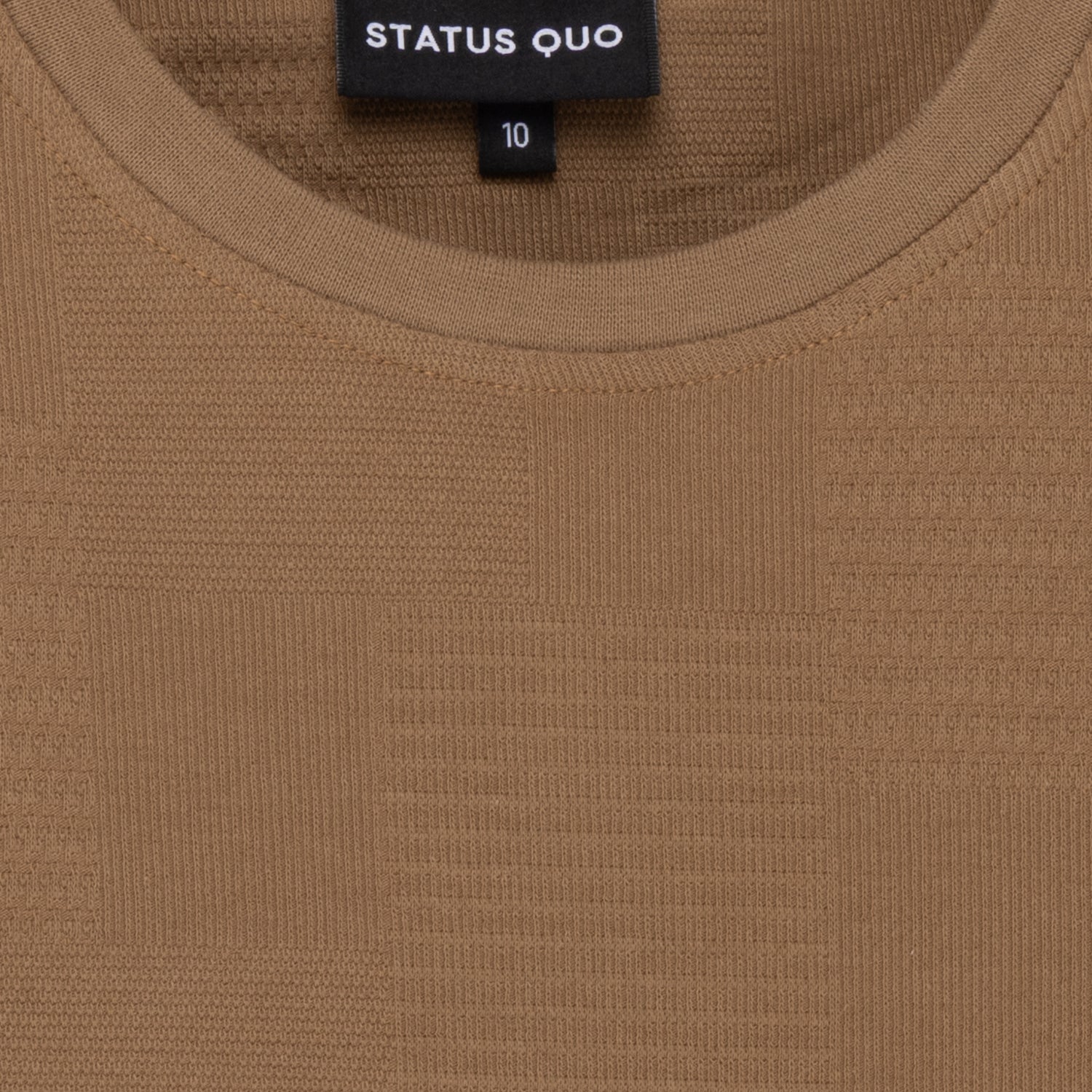 Status Quo Boys Round Neck Full Sleeve Regular Fit T-Shirt With Chest Typography Print