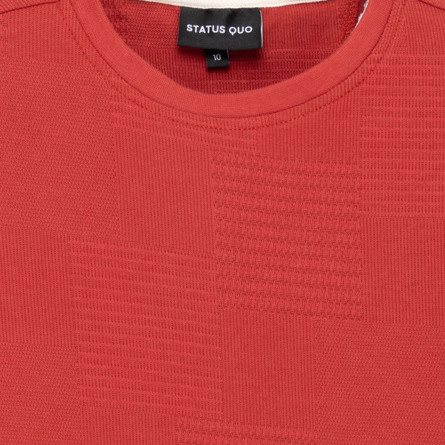 Status Quo Boys Round Neck Full Sleeve Regular Fit T-Shirt With Chest Typography Print