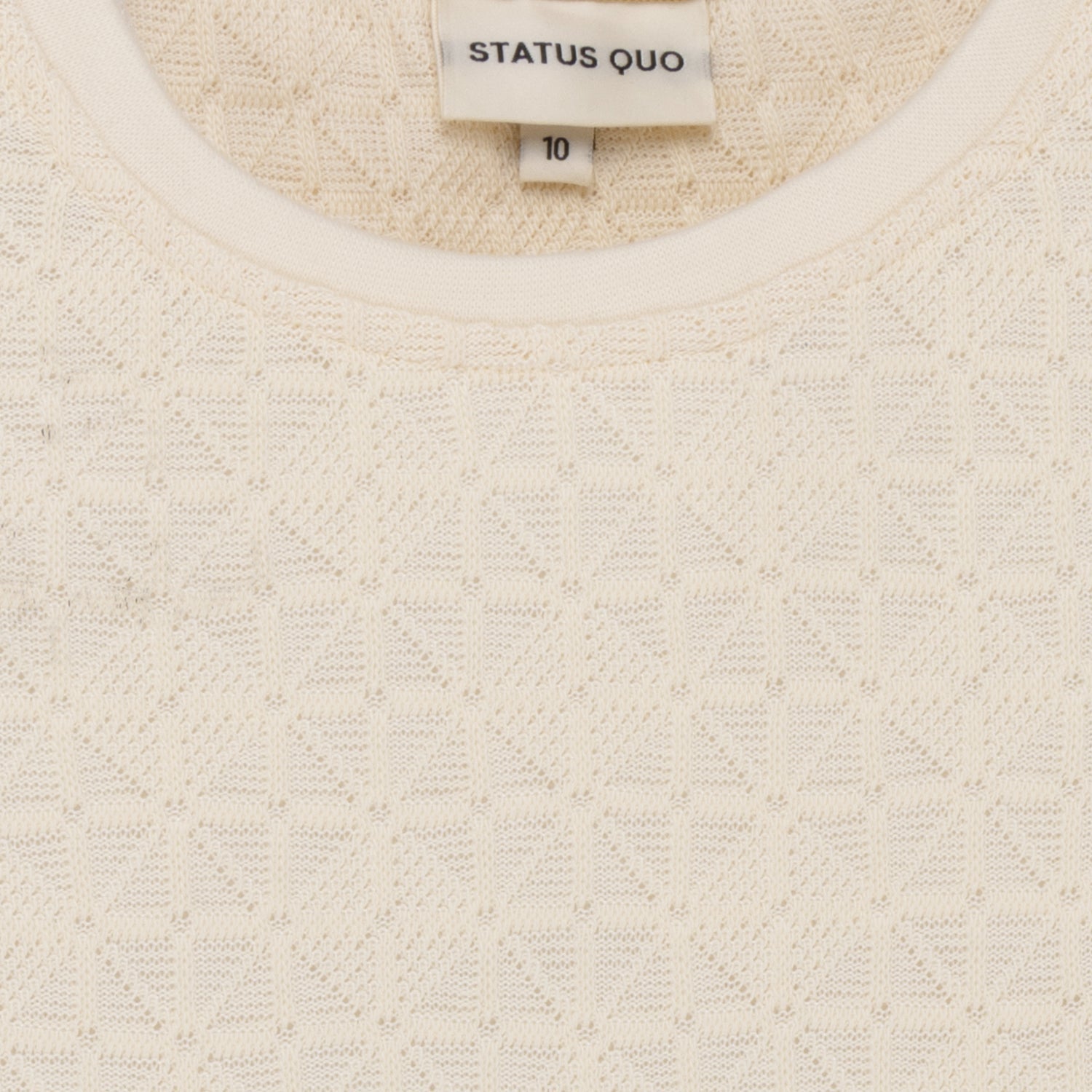Status Quo Boys Textured Solid Round Neck Full Sleeve Regular Fit T-Shirt