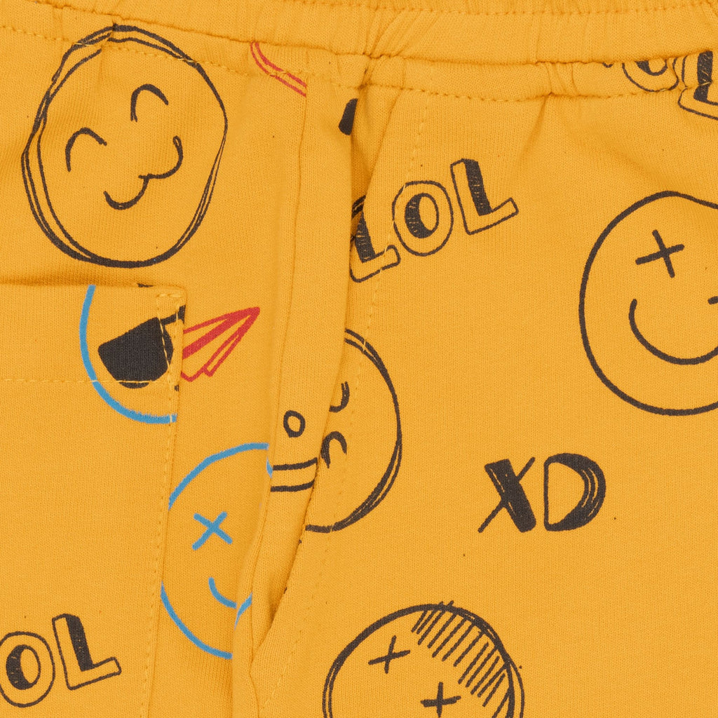 Boys All Over Printed Regular Fit Shorts