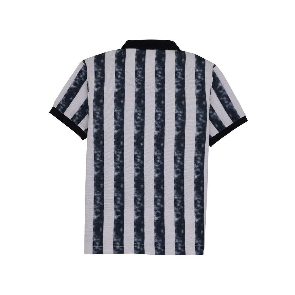 Status Quo Boys All-Over Striped Striped Polo Collar Tshirt
