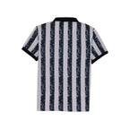 Status Quo Boys All-Over Striped Striped Polo Collar Tshirt