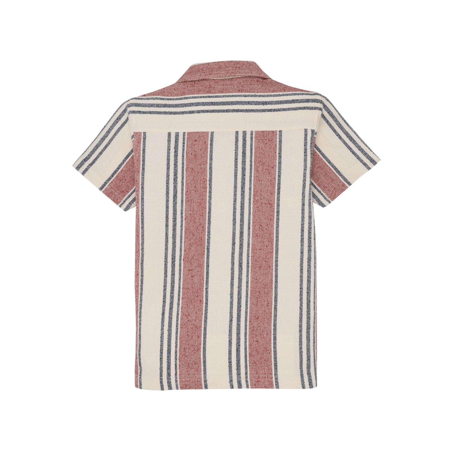 Status Quo Boys Striped Knitted Half Sleeves Regular Fit Shirt Secondary image