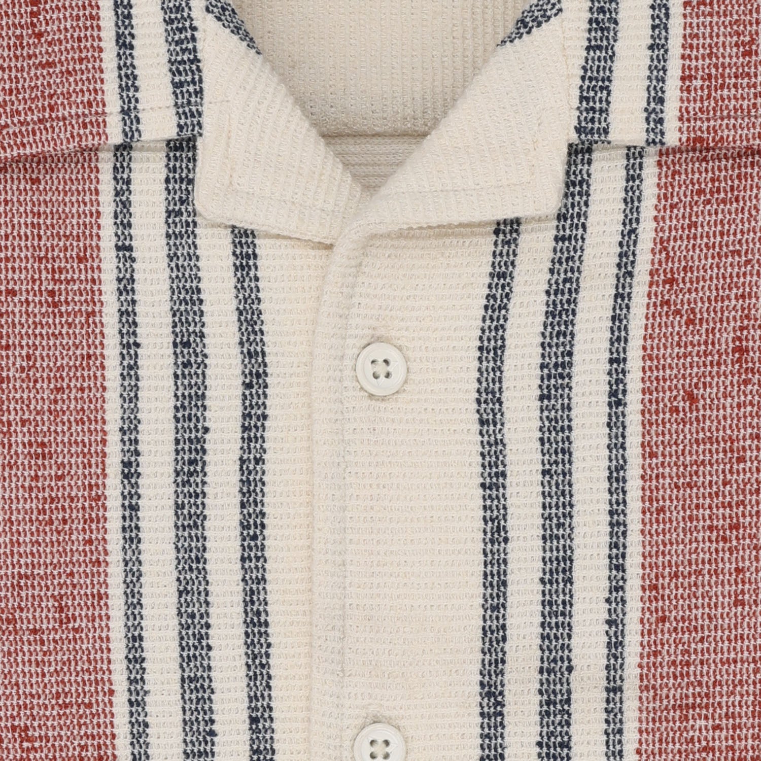 Status Quo Boys Striped Knitted Half Sleeves Regular Fit Shirt
