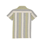 Status Quo Boys Striped Knitted Half Sleeves Regular Fit Shirt