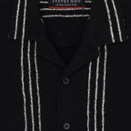 Status Quo Boys Striped Knitted Half Sleeves Regular Fit Shirt.