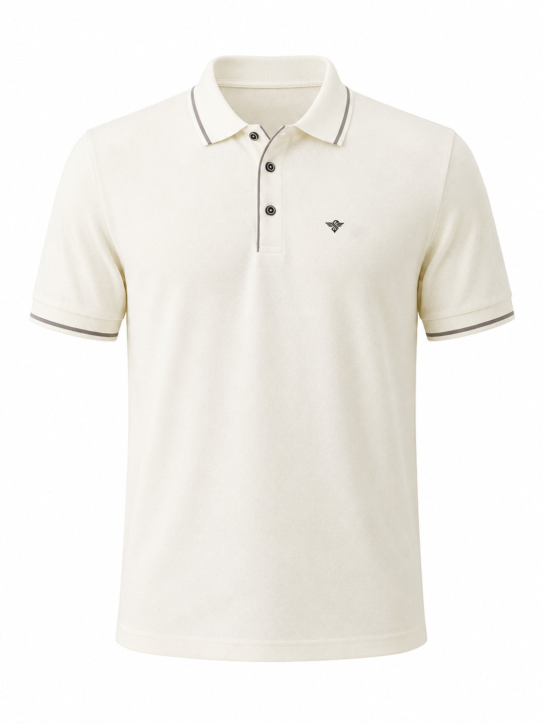 Solid Brand Logo Regular Fit Polo T-shirt Secondary image