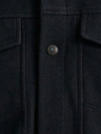Men's Cotton Blend Spread Collar Regular Fit Shacket