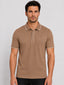 Solid Contrast Tipped Polo T-shirt
