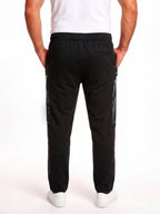 Black Side Stripe Track Pants