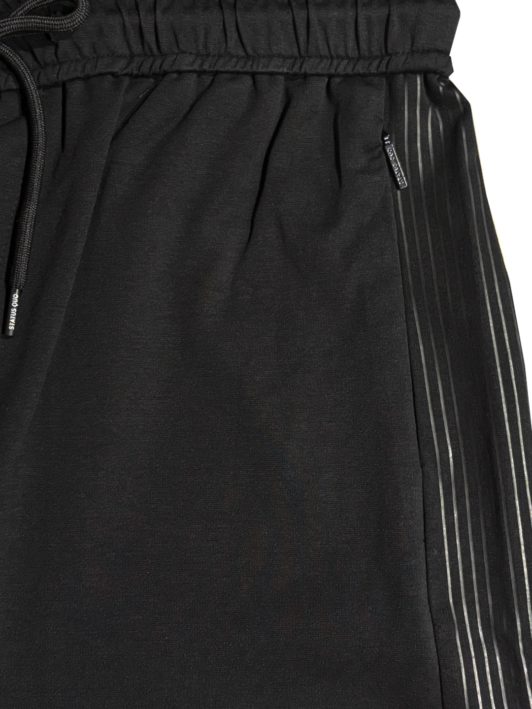 Black Side Stripe Track Pants