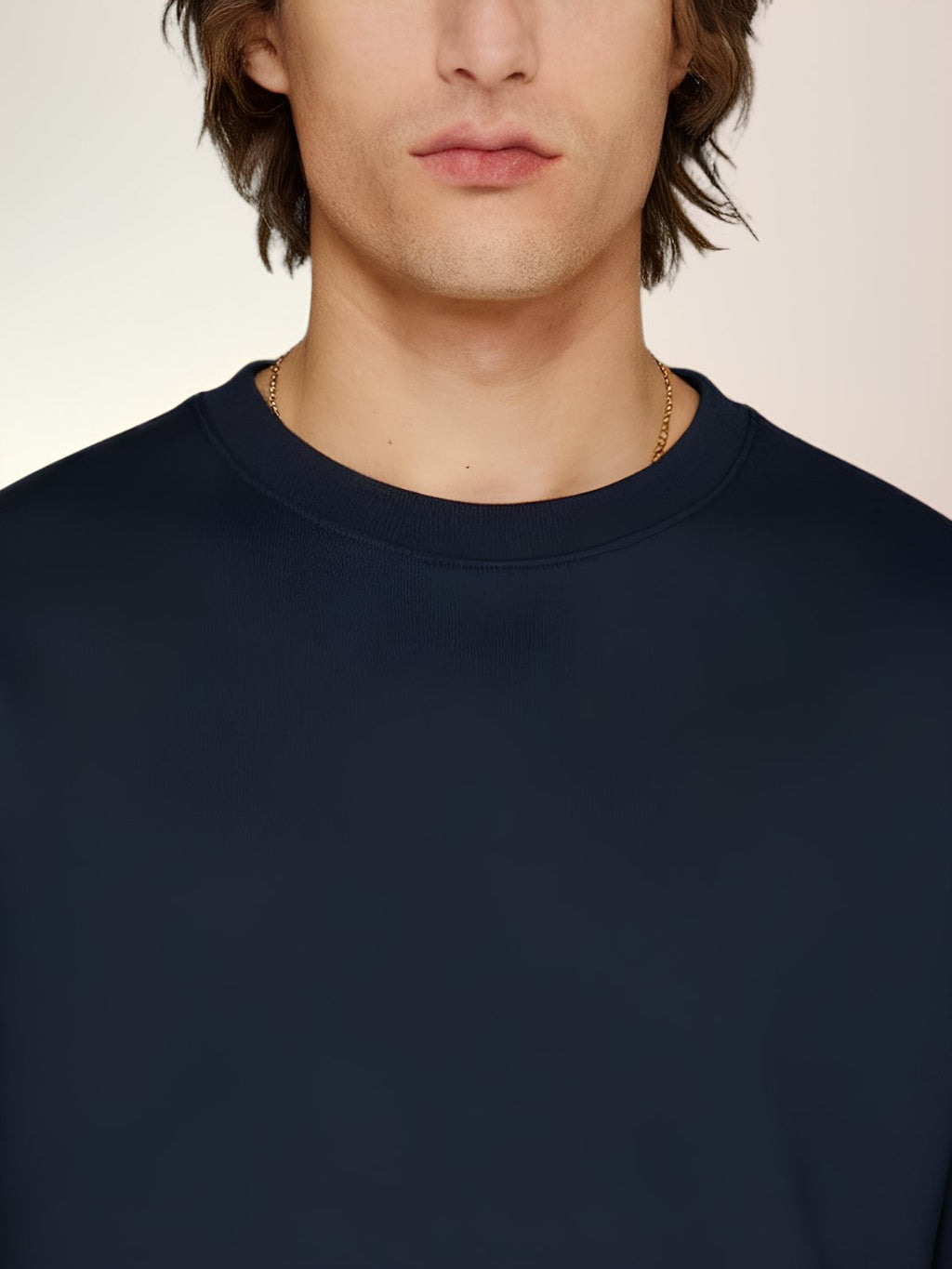 Solid Fleece Sweatshirt