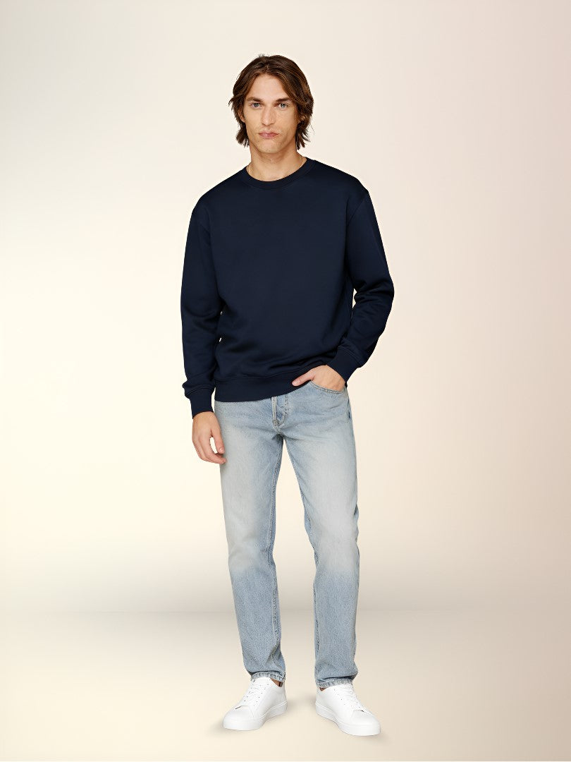Solid Fleece Sweatshirt