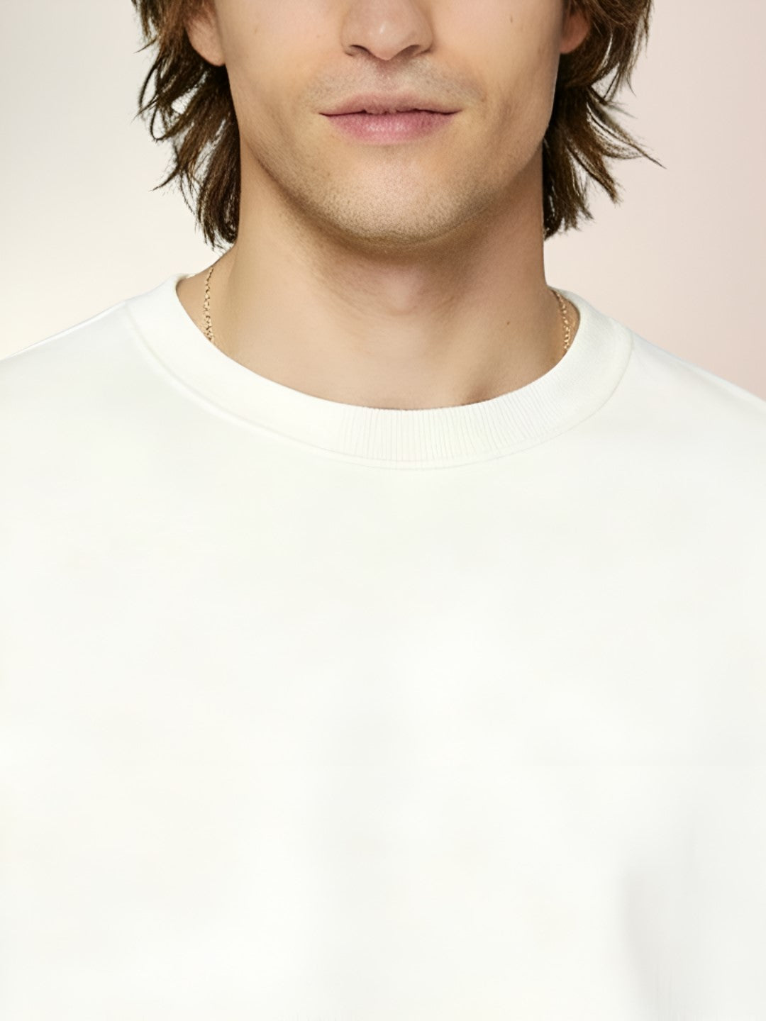 Solid Fleece Sweatshirt