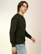 Solid Fleece Sweatshirt