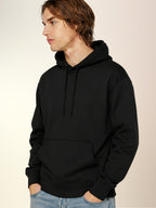 Solid Fleece Hoodie Sweatshirt