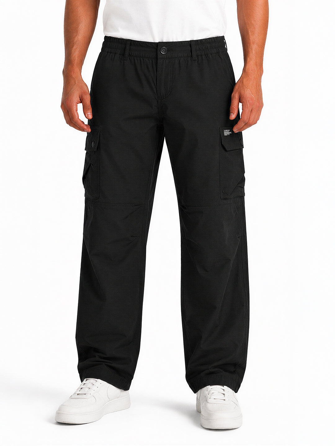 Black Baggy Cargo Pants