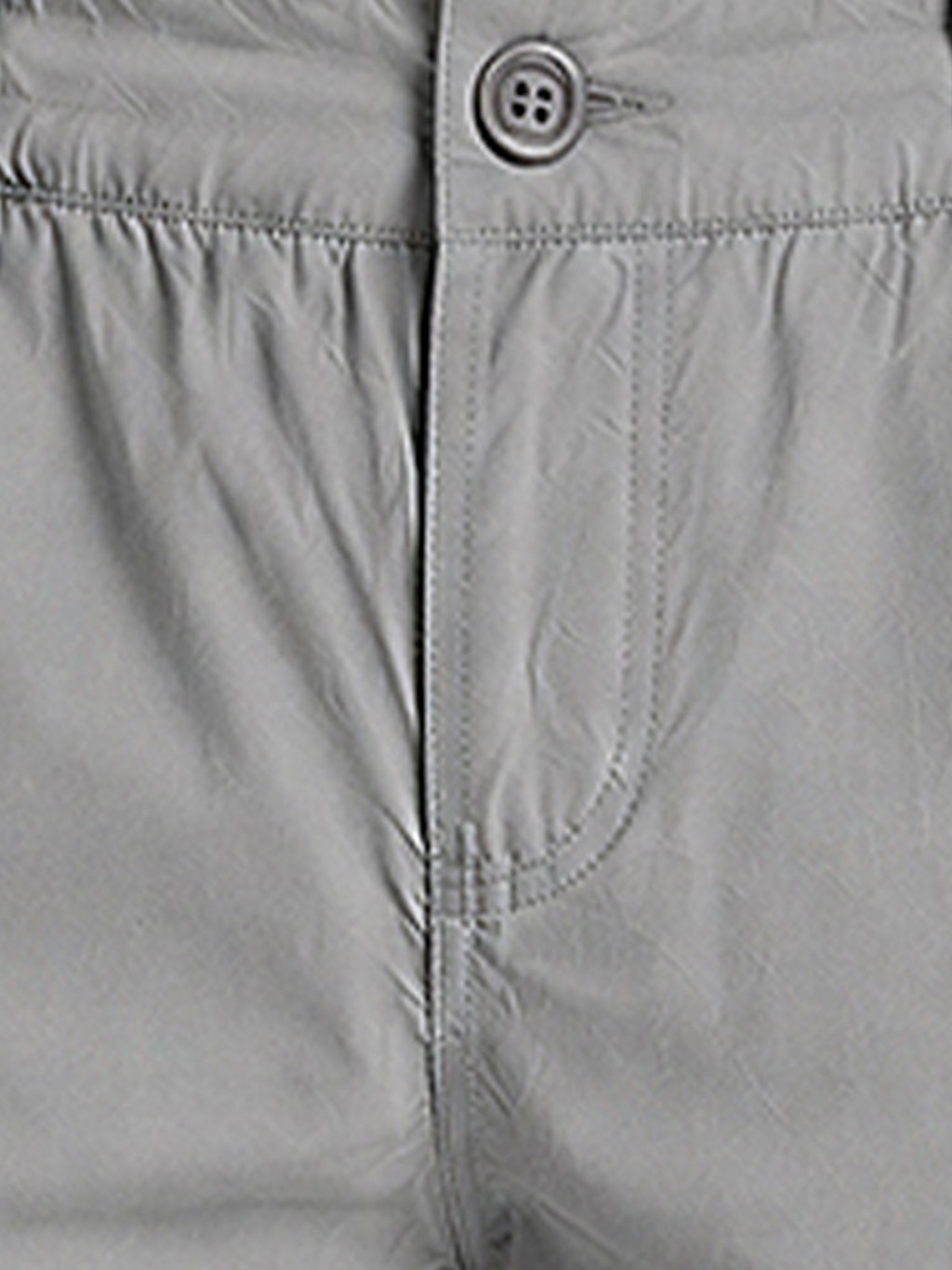 Solid Baggy Fit Cargo Pants