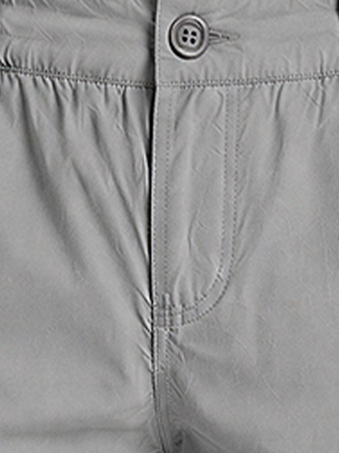 Solid Baggy Fit Cargo Pants