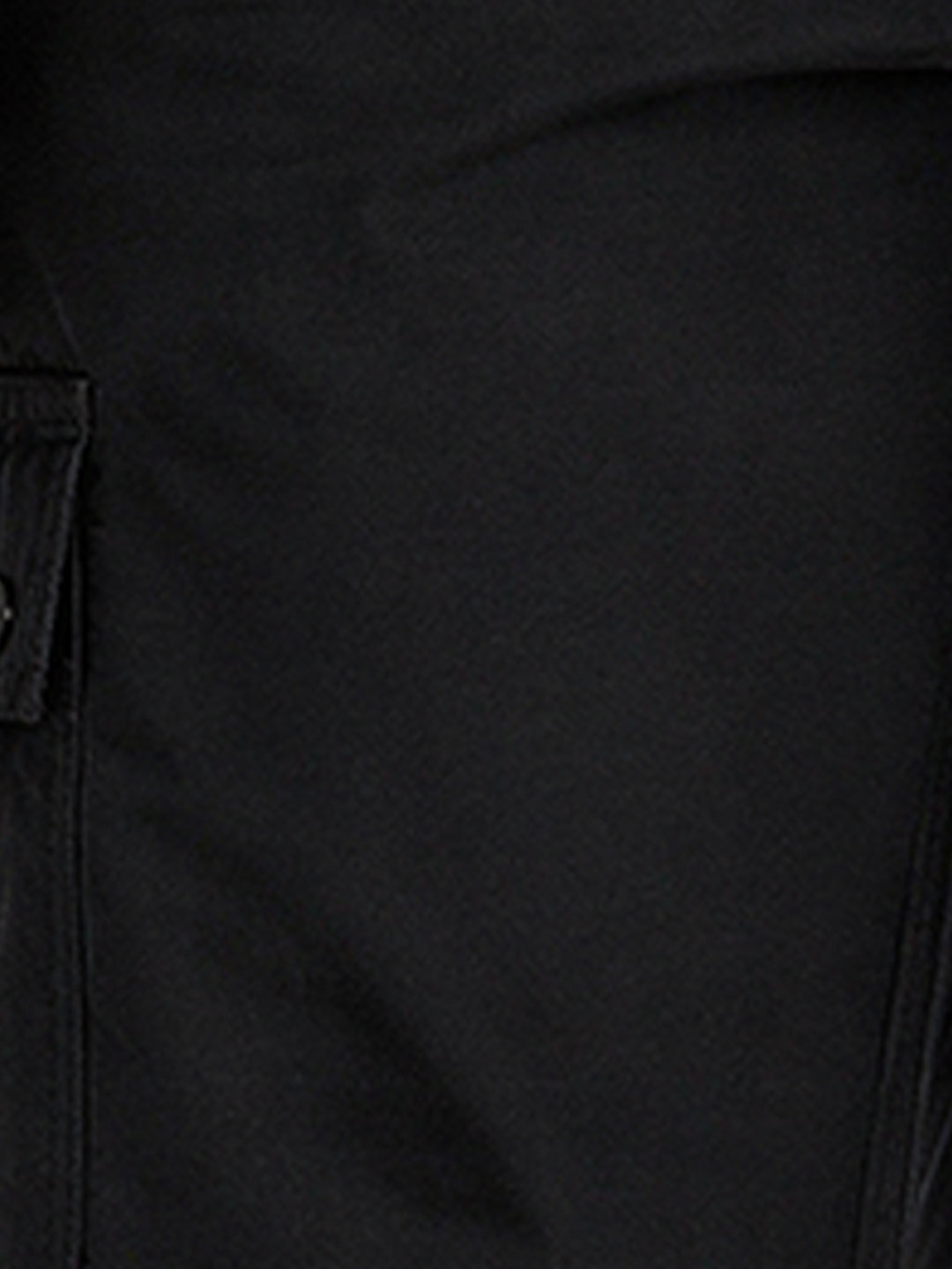 Solid Baggy Fit Cargo Pants