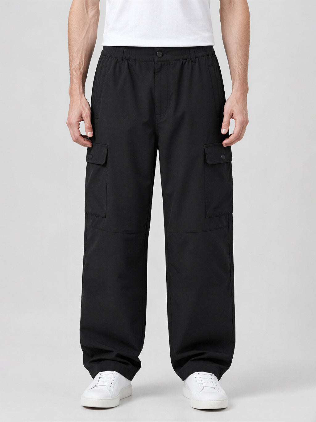 Black Utility Cargo Pants