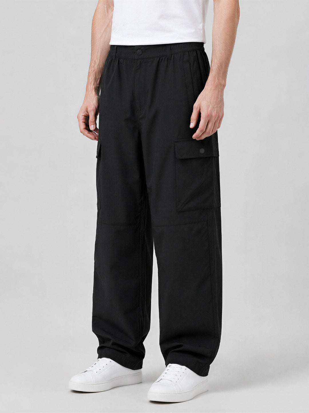 Black Utility Cargo Pants